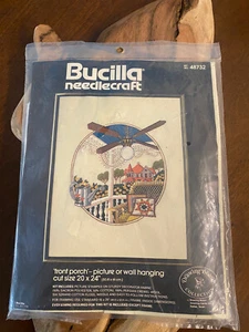 Bucilla Needlecraft FRONT PORCH Crewel Kit 48732 Drawing Board Collection USA - Picture 1 of 6