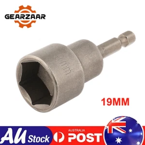 19mm Socket Adaptor Caravan Leg Winder Magnetic Hex Drill Impact Hexagon Driver - Picture 1 of 11