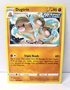 Pokémon TCG - DUGTRIO - 077/198 - Rare - SWSH Chilling Reign (2021) - MINT - Picture 1 of 1
