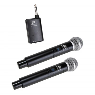 JB Systems WMIC-2.4G TWIN 2x Funkmikrofon DJ PA Wireless Karaoke drahtlos TOP - Bild 1 von 4