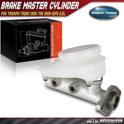 Brake Master Cylinder w/ Reservoir for Triumph TR250 1968 TR6 1969-1976 L6 2.5L - Image 1 of 4