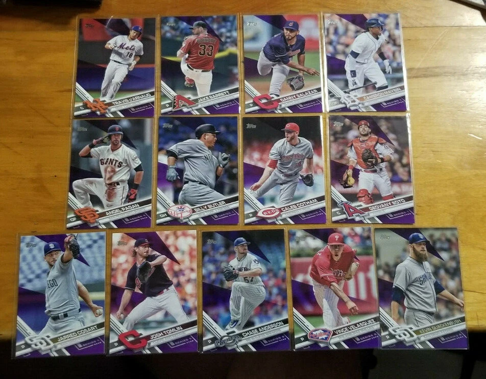 2017 Topps Toys R Us Purple Border Fill Your Set You Pick choice  - Image 1 of 1