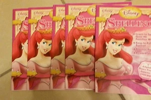 new lot of 5 disney ariel books spelling educational stickers - Picture 1 of 4