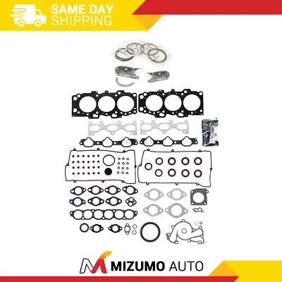 Full Gasket Set Bearings Rings Fit 05-10 Hyundai Tucson Tiburon Kia Rondo 2.7L - Image 1 of 4