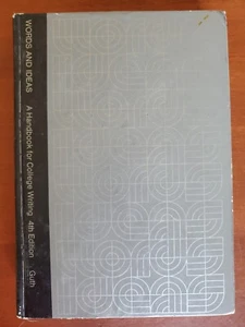 Words & Ideas: A Handbook for College Writing by Hans P Guth - Hardcover - Imagen 1 de 12