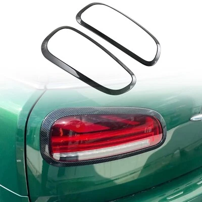 Per Mini Clubman F54 2015-2023 Guarnizione Fanale Posteriore Stile Carbonio Fanale Posteriore - Immagine 1 di 4