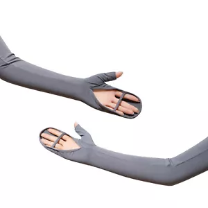 Damen Damen Sommer UV Schutz weiche Sonnenschutz Handschuhe UV Barriere pflegeleicht - Bild 1 von 22