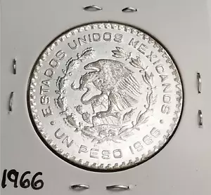 Mexico 1 Peso 1960 Jose Maria Morelos .100 Coin Silver, Un Peso Plata .100. - Picture 1 of 4