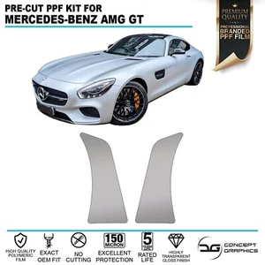 Rear Wheel Arch Stone Guard PPF Paint Protection Film Kit For Mercedes AMG GT - Picture 1 of 4