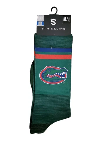 NCAA Florida Gators Premium Athletic Strideline Crew Socks Cover