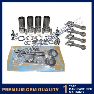Rebuild Kit+4pcs Connecting Rod for Mitsubishi 4D55 4D55T Engine A167 L300 L200 - Picture 1 of 6