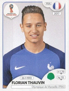 211 FLORIAN THAUVIN FRANCE UPDATE MISE JOUR STICKER WORLD CUP RUSSIA 2018 PANINI - Picture 1 of 2
