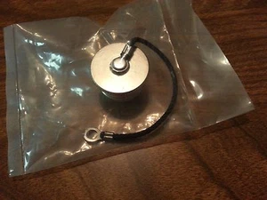 Glenair Connector Plug Cover W/ Nylon Rope Aluminum Nickel MIL-C38999 Series III - Picture 1 of 2