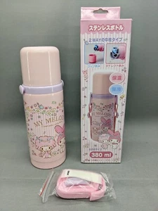 My Melody Stainless Steel Bottle Thermos Insulated Travel Water Mug 380ML - Picture 1 of 11