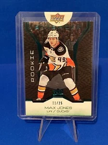 2019-20 Upper Deck Buybacks Max Jones 11/25 Rookie Card Emerald Parallel RC SP - Picture 1 of 2
