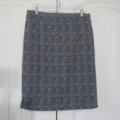 41 Falda Lápiz Hawthorn Talla Grande Azul Marino Kora Tejido Jacquard Pull On Elástica Nueva con Etiquetas Foto 1 de 4