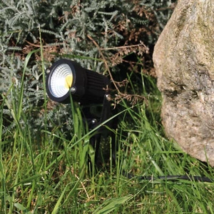LED Garten und Bodenleuchte / Warmweiß / 5W / 230V / Amira / inkl. Erdspieß - Bild 1 von 17