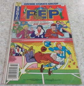 Pep Comics 370 (VF 8.0) 1981, ¡Portada de fútbol! Ahora solo $7.00 - Imagen 1 de 2