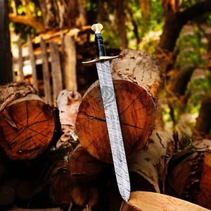 Custom Handmade Knight Templar Sword Medieval Sword Single Handed Battle Sword - Picture 1 of 4