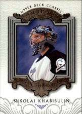 2003-04 Upper Deck Classic Portraits Hockey Card #89 Nikolai Khabibulin