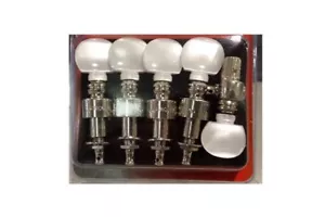 NEW - Grover 124N5 Banjo Tuning Keys, Pearloid Buttons - NICKEL - Picture 1 of 1