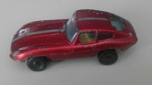 MARX JAGUAR E-TYPE 1:64 good condition red - Picture 1 of 8