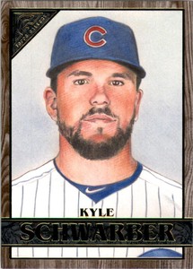 2020 Topps Gallery Wood #9 Kyle Schwarber