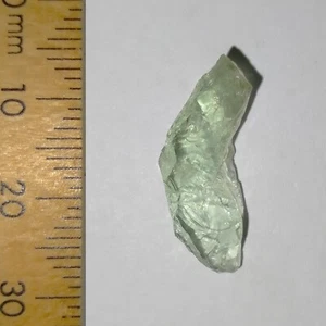Beryl Aquamarine facet rough crystal natural green gemstone Watch Video 7.83ct - Picture 1 of 7