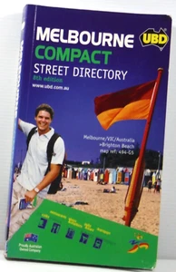 Melbourne Compact Street Directory UBD 8th edition 2008 Paperback GC - Bild 1 von 11
