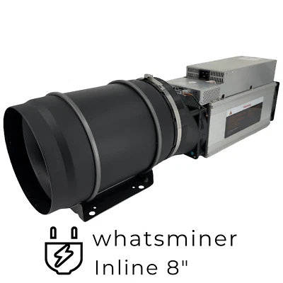 140mm to 8 Inch - AC Infinity Fan Shroud Silencer Whatsminer ASIC Miner Crypto - Image 1 of 4