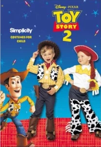Simplicity Pattern 9385 Kinderkostüm Woody Jessie Toy Story Alter 3-8 Jahre ungeschnitten - Bild 1 von 3