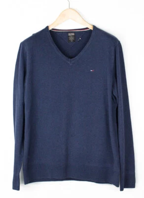 TOMMY HILFIGER Men Stretch Knit Sweater Jumper Size XL - Image 1 of 4