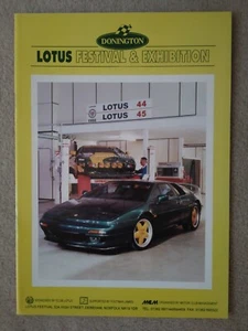Folleto de guía del programa Donington del Festival Lotus abril de 1995 - Imagen 1 de 1