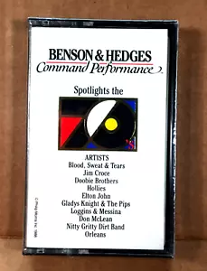 Benson & Hedges Promo Cassette Command Performance 70s Croce Elton Pips SEALED - Picture 1 of 7