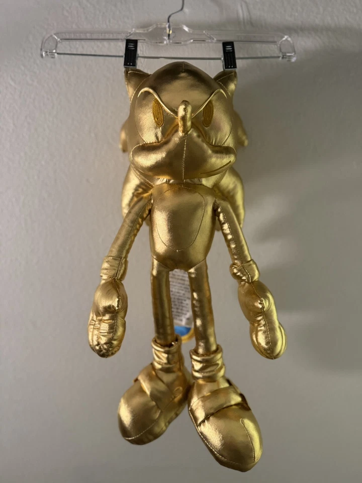 SEGA Sonic the Hedgehog Super Sonic Gold Large 21” Limited Edition