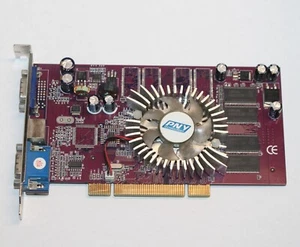 PNY Verto GeForce FX 5500 PCI Videocard 128MB VGA graphics card - working - Picture 1 of 6