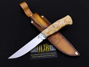 Zlatonozh Zlatoust Rusia ELMAX acero inoxidable exterior cuchillo de caza hecho a mano - Imagen 1 de 13