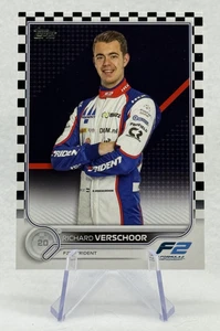 Richard Verschoor 2022 Topps Checker Formula 2 Flag #93 Trident - Picture 1 of 2