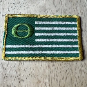 Patch bandiera ecologica verde vintage - Foto 1 di 15