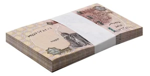 Egipto 1 libra, 2018, P-71c, UNC X 100 PIEZAS paquete paquete - Imagen 1 de 2