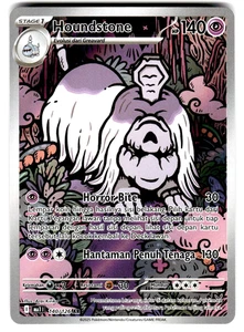 Pokemon Indonesian Mega Evolution Card 140/126 Houndstone Art Rare - Picture 1 of 4