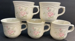 PFALTZGRAFF ~ USA ~ "TEEROSE" 5er Set KAFFEE-/TEETASSEN 8 Unzen - Bild 1 von 9