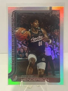 2025-26 Topps Flagship Rainbow Foil Scoot Henderson #122 Trail Blazers - Picture 1 of 2