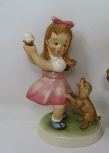 Vintage 1978 Hummel Goebel Mädchen mit Eishund 1163 TMK6 - Bild 1 von 4