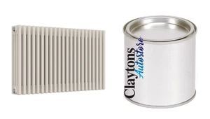 PINTURA ESMALTADA RADIADOR RESISTENTE AL CALOR BLANCO CREMA RAL 9001 ALTA COBERTURA 500ML - Imagen 1 de 4
