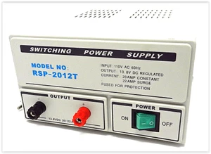 Compact 13.8VDC @ 20A DC Regulated Switching Power Supply, RSP-1021T - Picture 1 of 2