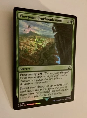 MTG Magic - Assassin’s Creed Viewpoint Synchronisation NM Foil English - Bild 1 von 2