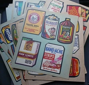 89 stickers 1973 Wacky Packages Collection Band-Ache Mutt's 70s Lavirus funny - Picture 1 of 20