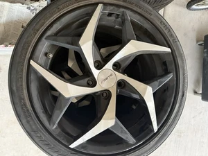 Forte Shuriken F78 17x7.5 +38 F78-77512BM. Only RIM - Picture 1 of 4