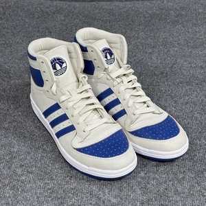 Adidas Top Ten RB Scarpe Uomo Taglia 11 Bianco Blu High Top Originali Retrò FZ6022 - Foto 1 di 19